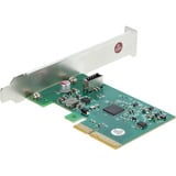 DeLOCK PCI-E x4 kort > 1x int. USB 20 Gbps Type E Key-A Lav profil, Interface card 
