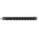 Digitus DN-95427, Strømskinne Sort/aluminium