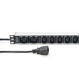 Digitus DN-95427, Strømskinne Sort/aluminium