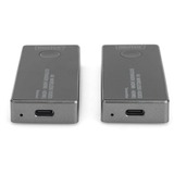 Digitus DS-55323, HDMI-udvidelse forlænger Sort/Sølv