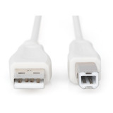 Digitus USB 2.0 tilslutningskabel USB-A (stik) > USB-B (stik) Beige