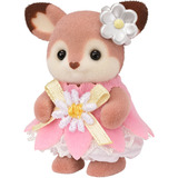 EPOCH Sylvanian Families - Rådyr babyer med blomstersving sæt, Bygge legetøj 