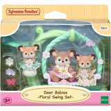 EPOCH Sylvanian Families - Rådyr babyer med blomstersving sæt, Bygge legetøj 