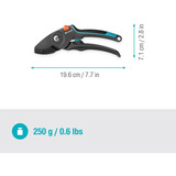 GARDENA 12250-20, Havesaks grå/Turkis