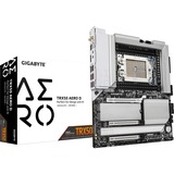 GIGABYTE TRX50 AERO D, Bundkort Sølv/Sort