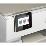 HP ENVY HP Inspire 7220e All-in-One-printer, Farve, Printer til Home (Hjem), Print, kopiering, scanning, Trådløs; HP+; Kompatibel med HP Instant ink; Scan til PDF, Multifunktionsprinter Lys grå/Beige, Farve, Printer til Home (Hjem), Print, kopiering, scanning, Trådløs; +; Kompatibel med Instant ink; Scan til PDF, Termisk inkjet, Farveudskrivning, 4800 x 1200 dpi, A4, Direkte udskrivning, Hvid