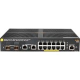Hewlett Packard Enterprise Aruba 2930F 12G PoE+ 2G/2SFP+ Administreret L3 Gigabit Ethernet (10/100/1000) Strøm over Ethernet (PoE) 1U Sort, Switch Administreret, L3, Gigabit Ethernet (10/100/1000), Strøm over Ethernet (PoE), Stativ-montering, 1U