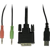 Inter-Tech AS-9100 DLS rack-konsol 48,3 cm (19") 1366 x 768 pixel Stål Sort, KVM-switchen 48,3 cm (19"), 1366 x 768 pixel, 300 cd/m², 1000:1, TFT, USB