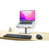 Kensington Universel skrivebordsstander til bærbar computer Sølv, Laptop stativ, Sølv, Aluminium, Silikone, Stål, 40,6 cm (16"), 8 kg, 151 - 200 mm
