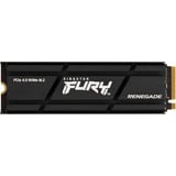 Kingston FURY Renegade Heatsink 4 TB, Solid state-drev Sort