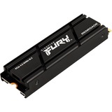 Kingston FURY Renegade Heatsink 4 TB, Solid state-drev Sort