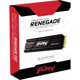 Kingston FURY Renegade Heatsink 4 TB, Solid state-drev Sort