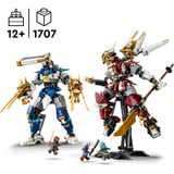 LEGO Ninjago De Tvillinge Titanmechs, Bygge legetøj 