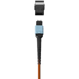 Lindy 100m MPO-fiber HDMI 8K60 Extender, HDMI-udvidelse forlænger Orange/Sort
