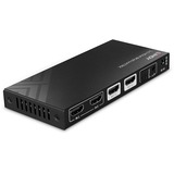 Lindy 38313 matrix kontakt AV matrix omskifter 6,2 W, HDMI switch Sort, AV matrix omskifter, 7680 x 4320 pixel, 40 Gbit/sek., LPCM, Sort, Metal