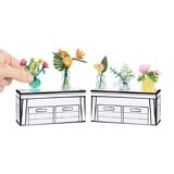 MGA Entertainment Make It Mini Botanicals, Klippe og klistre Miniverse Make It Mini Botanicals, 8 År, Flerfarvet, Plast