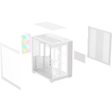 Ocypus Delta C74 ARGB, Towerkabinet Hvid