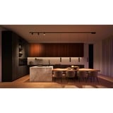 Philips Hue Perifo aflangt lysskinnesæt til loftsmontering (3 pendler), Lampe Sort, Philips Hue White and Color ambiance Perifo aflangt lysskinnesæt til loftsmontering (3 pendler), Intelligent affjedringslys, Bluetooth, Sort, Integreret LED, Metal, Syntetisk, Ikke-udskiftelig pære(r)