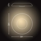 Philips Hue White Ambiance Still Loftlampe, LED lys Hvid