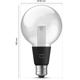 Philips Hue White & Color Ambiance Lightguide G95 Globe - Smart lampe E27, LED-lampe 