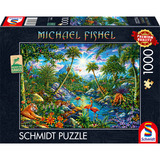 Schmidt Spiele Michael Fishel: Øparadis, Puslespil 