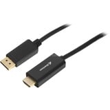 Sharkoon Adapterkabel Displayport 1.2 > HDMI 4K Sort