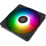 SilverStone Air Slimmer 140 ARGB, Sag fan Sort