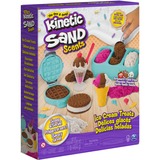 Spin Master Ice Cream Treats Playset, sand til leg Kinetic Sand Ice Cream Treats Playset, Kinetisk sand til børn, 6 År, Ikke giftig, Brun, Lyserød, Hvid