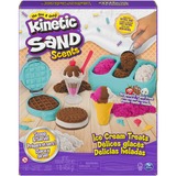 Spin Master Ice Cream Treats Playset, sand til leg Kinetic Sand Ice Cream Treats Playset, Kinetisk sand til børn, 6 År, Ikke giftig, Brun, Lyserød, Hvid