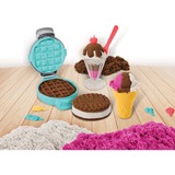 Spin Master Ice Cream Treats Playset, sand til leg Kinetic Sand Ice Cream Treats Playset, Kinetisk sand til børn, 6 År, Ikke giftig, Brun, Lyserød, Hvid