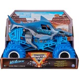 Spin Master MNJ VHC 1to24 Die Cast Megalodon M18 GML, Spil køretøj Monster Jam MNJ VHC 1to24 Die Cast Megalodon M18 GML, Monster lasbil, 3 År, Metal, Plast, Blå