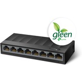 TP-Link LS1008G Ikke administreret Gigabit Ethernet (10/100/1000) Sort, Switch Sort, Ikke administreret, Gigabit Ethernet (10/100/1000), Kan monteres på væggen