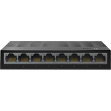 TP-Link LS1008G Ikke administreret Gigabit Ethernet (10/100/1000) Sort, Switch Sort, Ikke administreret, Gigabit Ethernet (10/100/1000), Kan monteres på væggen