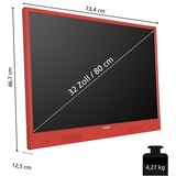 Telefunken PL32OI, LED-tv Orange