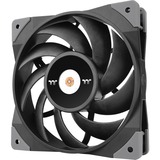 Thermaltake TOUGHFAN 12 Computerkabinet Ventilator 12 cm Sort, Grå 1 stk, Sag fan Ventilator, 12 cm, 500 rpm, 2500 rpm, 28,1 dB, 72,69 kubikfod/min.