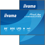 iiyama LH8666UHSB-B1AG, Offentlig visning Sort (mat)