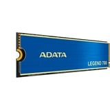 ADATA LEGEND 700 512 GB M.2 PCI Express 3.0 NVMe 3D NAND, Solid state-drev Blå/Guld, 512 GB, M.2, 2000 MB/s