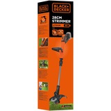 BLACK+DECKER græstrimmer STC1820PCB, Græs trimmer Orange/Sort, uden oplader og batteri