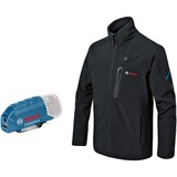Bosch GHJ 12+18V XA 2XL PROFESSIONAL, Arbeitskleidung Sort, Hanstik, Voksen, 1 lommer, Lynlås, Polyester, Elastan, Sort