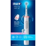 Braun Oral-B Pro 3 3000 Sensitive Clean, El-tandbørste Hvid