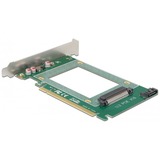 DeLOCK 90051 interface-kort/adapter Intern U.2, Interface card PCIe, U.2, PCIe 4.0, Grøn, PC, FCC