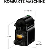 DeLonghi NESPRESSO® CitiZ EN167B Kapselmaskine fra , Sort, Kapsel maskine Sort, Sort, Kapsel kaffemaskine, 1 L, Kaffekapsel, 1260 W, Sort