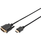 Digitus Adapterkabel HDMI > DVI-D Sort