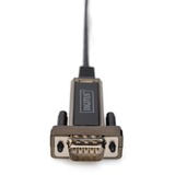 Digitus DA-70166 serielkabel Sort 1 m DB-9 Sort, Sort, 1 m, DB-9, Hanstik, Hanstik, Kina