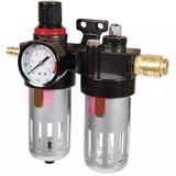 EINHELL Kombineret vedligeholdelsesenhed R 3/8" med olietilførsel, Vedligeholdelse enhed Sort