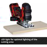 EINHELL Professionel Akku-stiksav TP-JST 18/135 Li BL - Solo, 18 Volt Rød/Sort