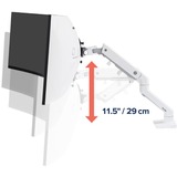 Ergotron HX Series 45-647-216 skærmbeslag og -stativer 124,5 cm (49") Hvid Skrivebord Hvid, Klemme, 19,1 kg, 124,5 cm (49"), 100 x 100 mm, Højdejustering, Hvid