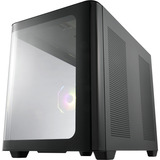 FSP S380-BA Micro Tower Sort, Towerkabinet Sort, Micro Tower, PC, Sort, micro ATX, Mini-ITX, SPCC, Hærdet glas, Spil