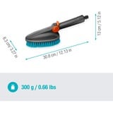 GARDENA Cleansystem håndbørste M hård, Vaskebørster grå/Turkis