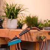 GARDENA Cleansystem håndbørste M hård, Vaskebørster grå/Turkis